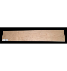 Javor Fladrový FM20 Drevo na Gitarový Krk 1230 x 233 x 30 mm
